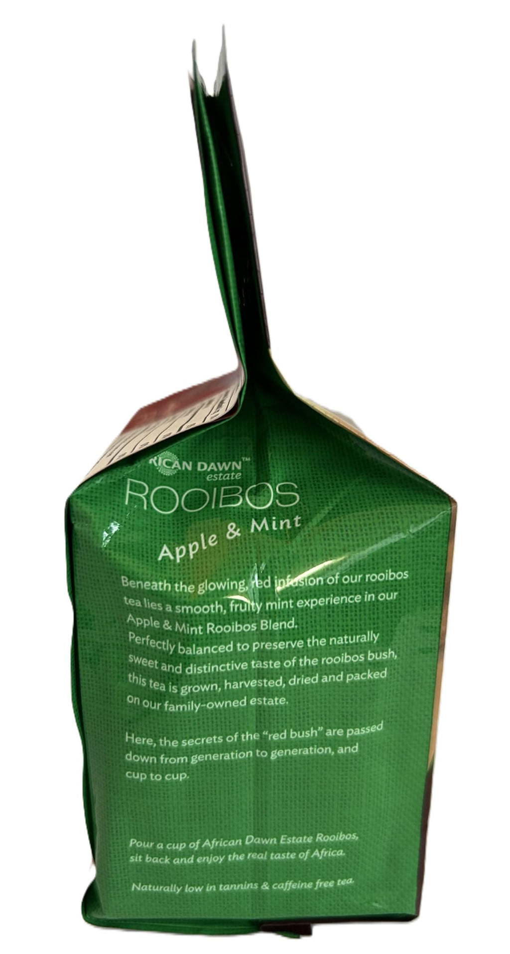 African Dawn Estate Apple & Mint flavored Rooibos, 40 Tagless Tea Bags, Single Origin Estate Rooibos of the Finest Export Qua